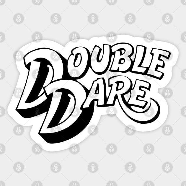 Retro Double Dare Sticker by mech4zone